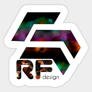 RF design art Sticker